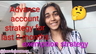 Advance account strategy for ca inter #ca #cainter #castudents #caaspirants