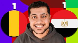 Hamed reagiert auf Belgien vs Ägypten