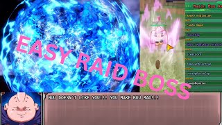 DBZ Final Stand: Remastered How To Solo BUU Raid Boss As A Melee Build!! #roblox #dragonball #anime