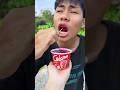 chuyện cười từ cây kem merino ớt siêu cay cho món kẹo mút của em gai bất ngờ trong chiếc cốc?#shorts