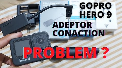 GoPro Hero 9 black adaptor connectivity issue | how to connect Adepter in GoPro Hero 9 black |