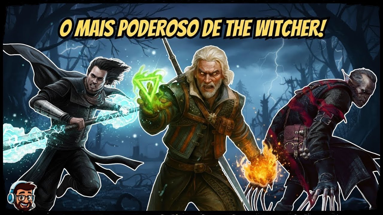 Top 5 Personagens mais PODEROSOS de The Witcher (Baseado nos Livros)