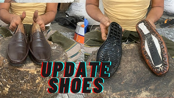 technique of making sponge sandals with simple tools