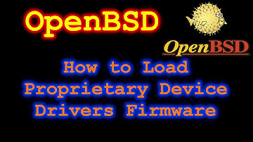 OpenBSD - How to load proprietary firmware device drivers