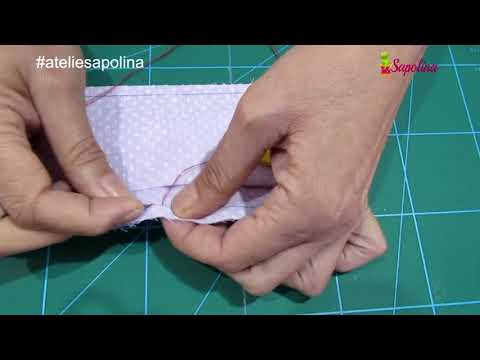 Máscara de tecido sem uso de maquina de costura - iniciante passo a passo