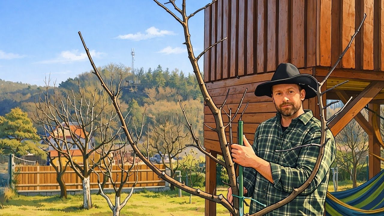 Jarní řez jádrovin, výchovný řez hruškojeřáb, kdouloň, jabloň, hrušeň -2026