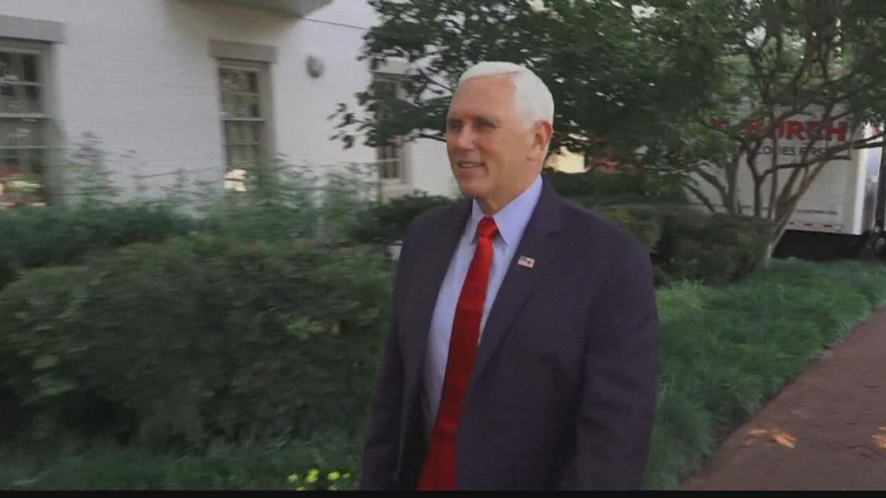 Former Vice President Pence returns to Capitol Hill