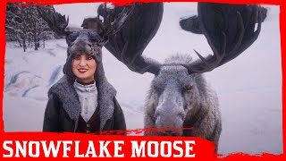 Legendary Snowflake Moose - Coming soon to Red Dead Online!
