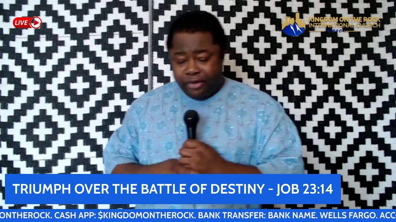 TRIUMPH OVER THE BATTLE OF DESTINY PT. 3 - SUNDAY GLORY SERVICE / 1/25/2026