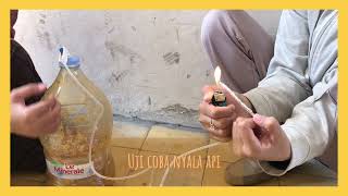 Pembuatan Biogas Skala Kecil dari Sampah Organik Rumah Tangga Sebagai Bahan Bakar