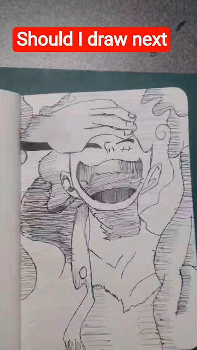 how to draw ||Luffy Fifth Gear||luffy quick sketch in|| Kuku Style|| #kaidoonepiece #shorts