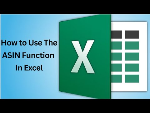 How to use the ASIN Function in Excel