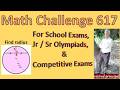 Math Challenge 617