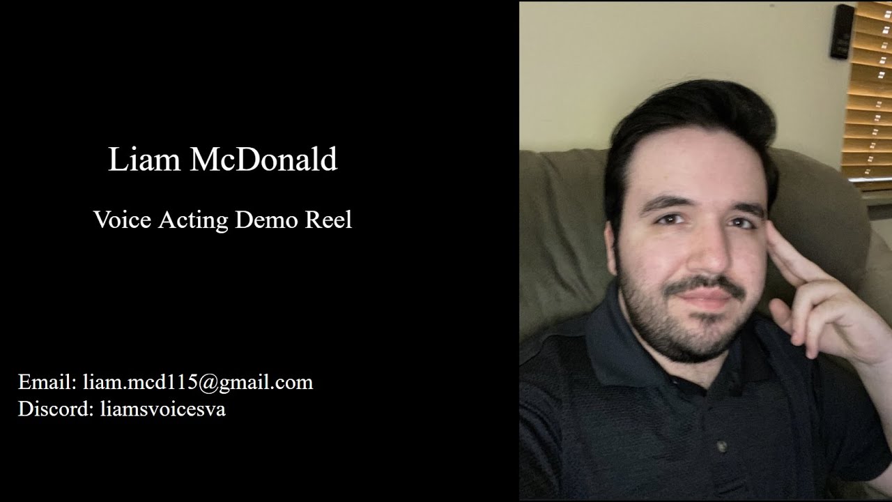 Liam McDonald Character Demo Reel 2026