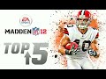Madden NFL 12 Top 5 plays- See Tebow vs Brady - Dec 15th