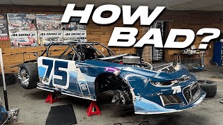 How bad is the damage to our racecar?