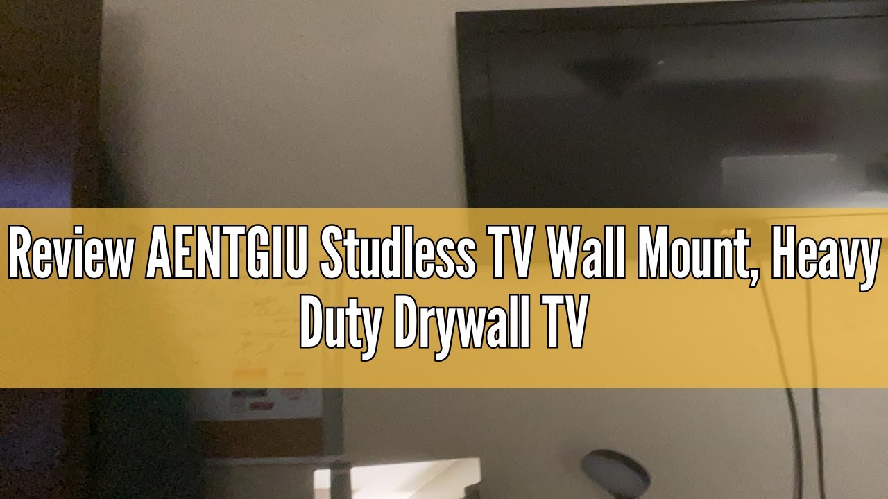 Review AENTGIU Studless TV Wall Mount, Heavy Duty Drywall TV Bracket Hanger for 26-55 inch Flat Scre