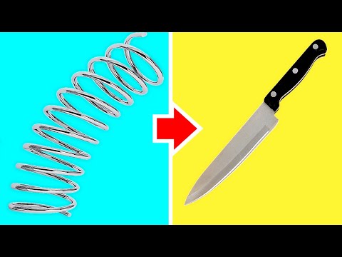 10-ways-to-make-a-knife-||-5-minute-blacksmith-crafts!