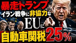 暴走トランプ。イラン戦争に非協力なEUに対して自動車関税25％！元朝日新聞・記者佐藤章さんと一月万冊 のサムネイル