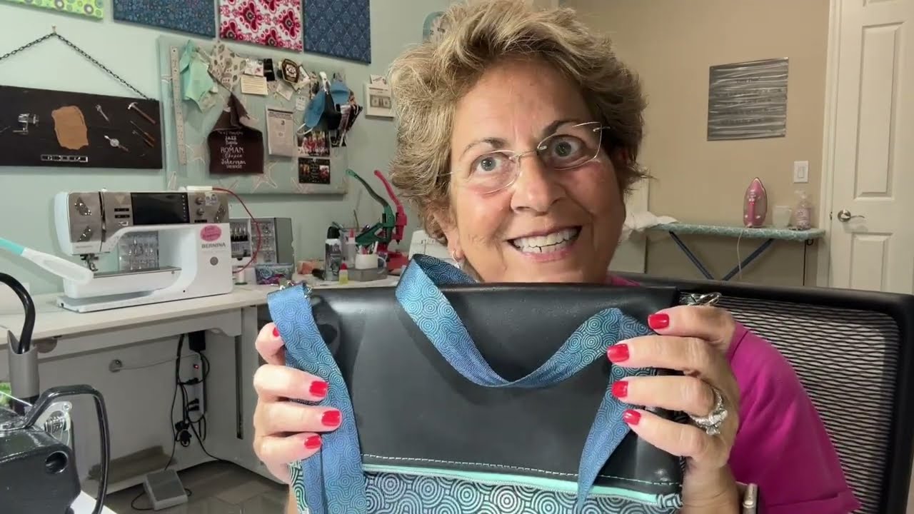 Making the Fiona Foldover Crossbody Bag by Lindshandmade 