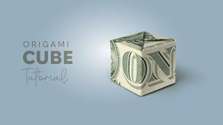 How to Make a Money Cube | Dollar Origami Cube | Tutorial