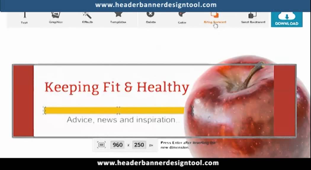 How to create header and banner graphics