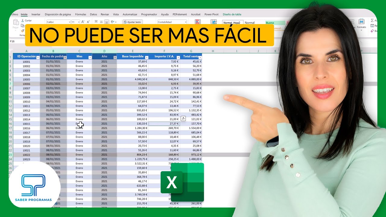 Seleccionar FILAS, COLUMNAS y CELDAS salteadas en Excel ✅