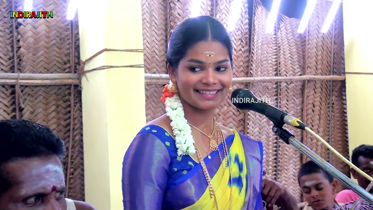 💥தென்காசி இளம் புயல் 💜மாதவி அசத்தலான வில்லுப்பாட்டு || MADHAVI VILLUPATTU #indirajith