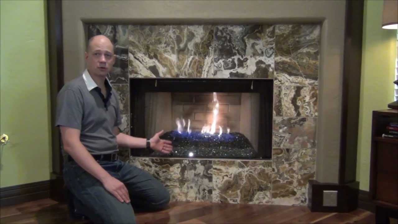 Glass Fireplace Update Youtube