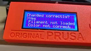 How to Change Filament when you run out while printing on Prusa MK3S+!