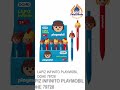 NUEVO MATERIAL ESCOLAR O DE OFICINA PLAYMOBIL, BOLÍGRAFO, LÁPIZ, GOMA Y SACAPUNTAS. NOVEDAD 2025