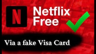 صنع netflix مجانا دون حاجة الى كارت فيزا- Creat netflix without card visa