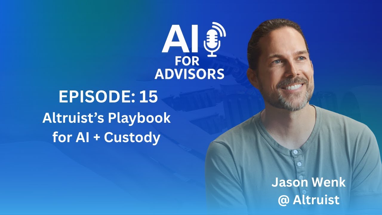 Jason Wenk on Altruist's Playbook for AI + Custody