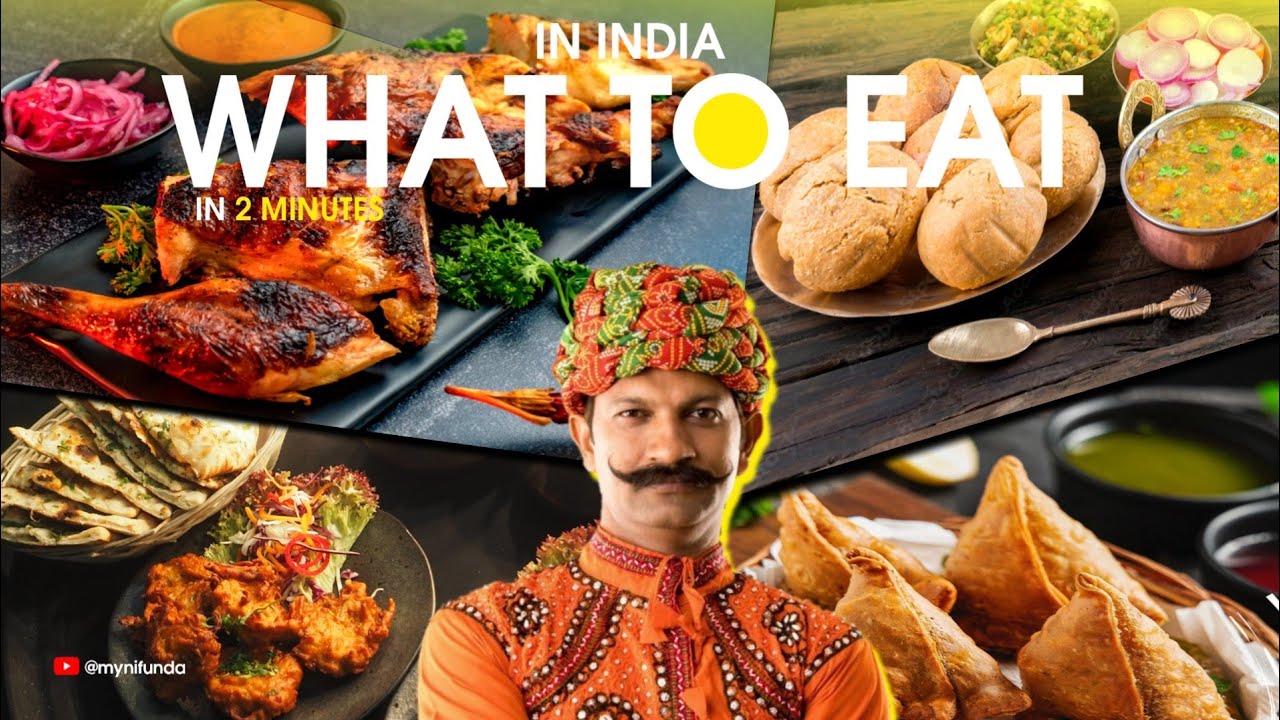 What To Eat In India ( Indian Street Food ) In 2 Minutes ( With