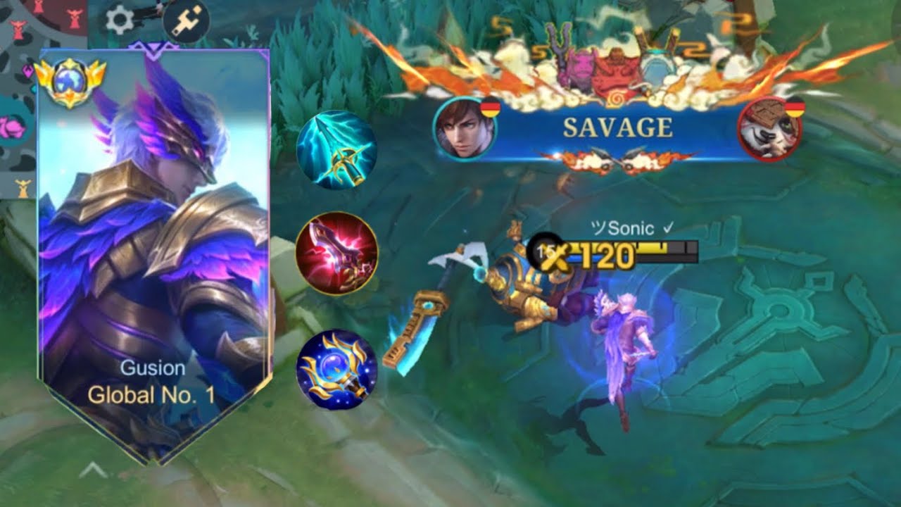 BEST GUSION BUILD WHEN WE MEET TANK JUNGLE💀THIS HAPPENED…| MLBB 