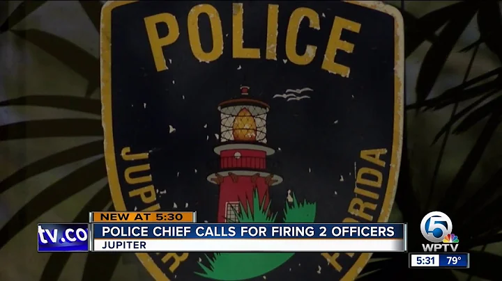 Police chief calls for firing two officers
