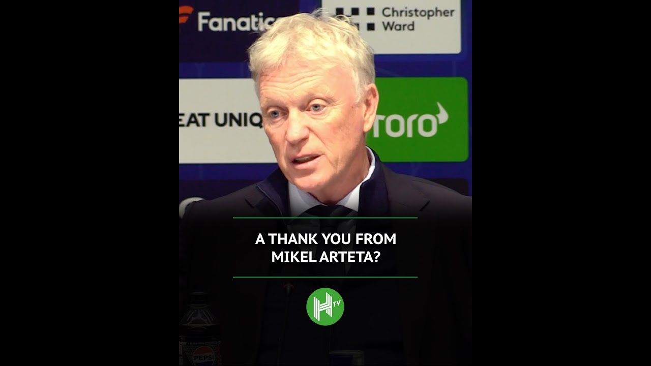 Moyes anticipating message from Arteta? 🙏