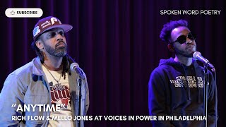 Rich Flow & Mello Jones   'Anytime' @ Voices In Power | Philadelphia 2024 | Spoken Word Poetry