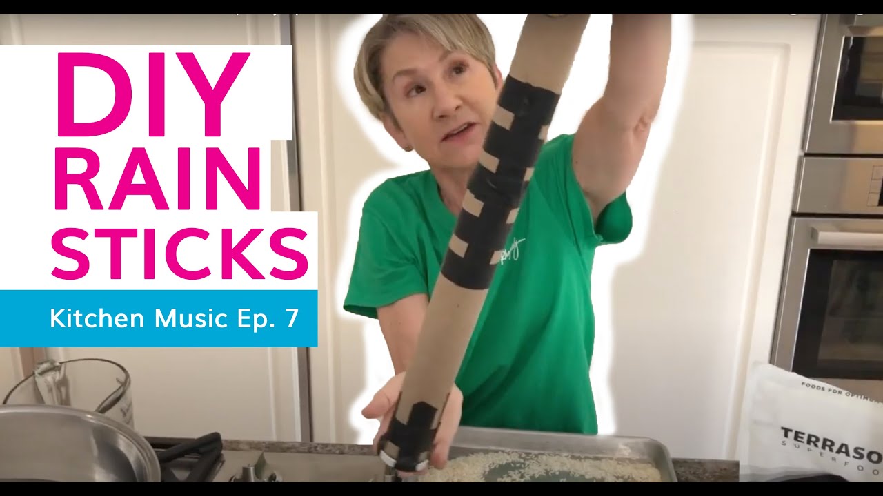 Kitchen Music With Music Rhapsody Ep. 7 - Calm Sounds with DIY Rain Sticks