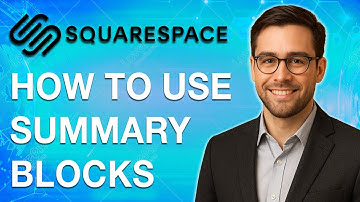 How To Use Summary Blocks On Squarespace 7.1 Fluid Engine [2025 Guide]