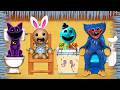 Huggy Wuggy vs Doey vs CatNap vs All Machines Horror 