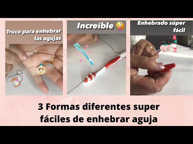 5 trucos para enhebrar agujas de máquinas de coser sin esfuerzo -  JuanMáquinasdeCoser.com.ar