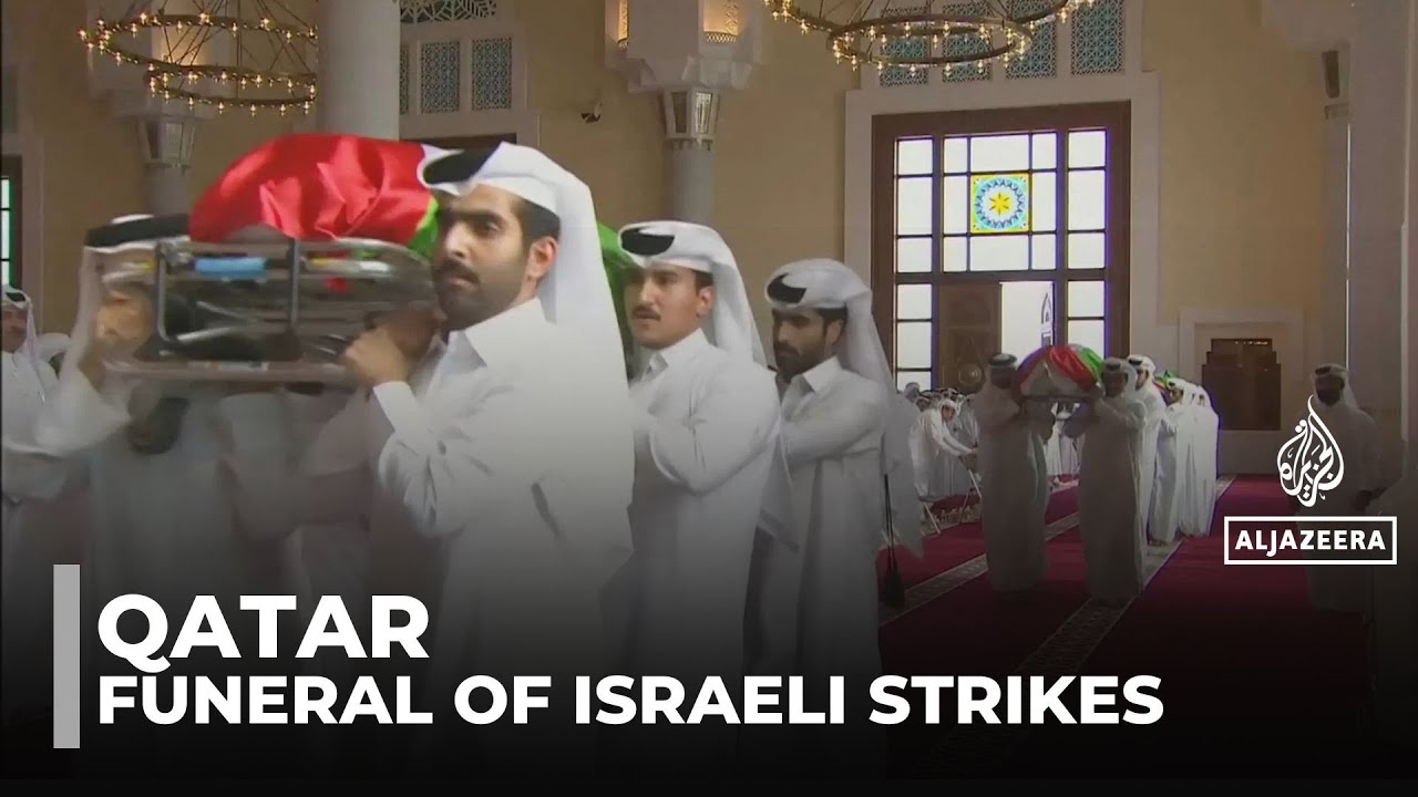 قطر تقيم جنازة لضحايا الهجوم الإسرائيلي وسط تضامن إقليمي