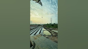 The hoisting process of the bridge deck highway- Good tools and machinery make work easy