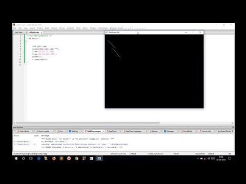 Lecture 1 : Basic syntax of graphics using C/C++  and line() function