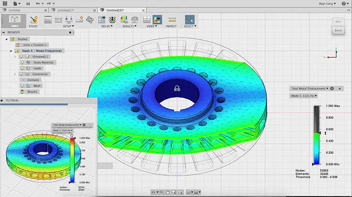 Modal Frequency Stress Analysis in Fusion 360