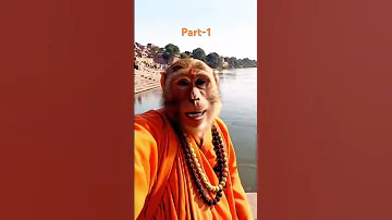 Ganga Snaan Monkeys Funnyvideo Kids Ganga 