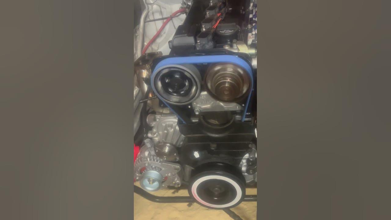 First start on my first fully built 2jz - YouTube