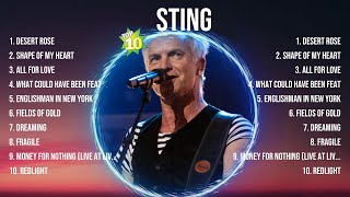 Sting Greatest Hits 2024- Pop Music Mix - Top 10 Hits Of All Time
