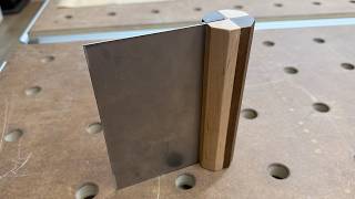 I Made a Titanium Scraper from Scrap Wood and Metal